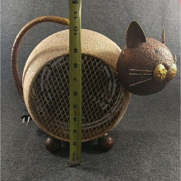 Deco Breeze Cat Figurine Electric Heater Fan Unique Discontinued TESTED WORKING - Picture 3 of 12